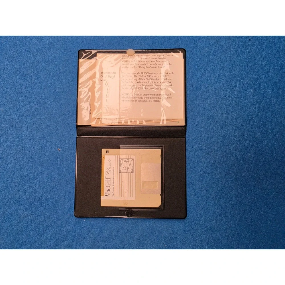 Practical Computer Applications MacGolf Macintosh 3.5 Floppy 1987 Good Manuals